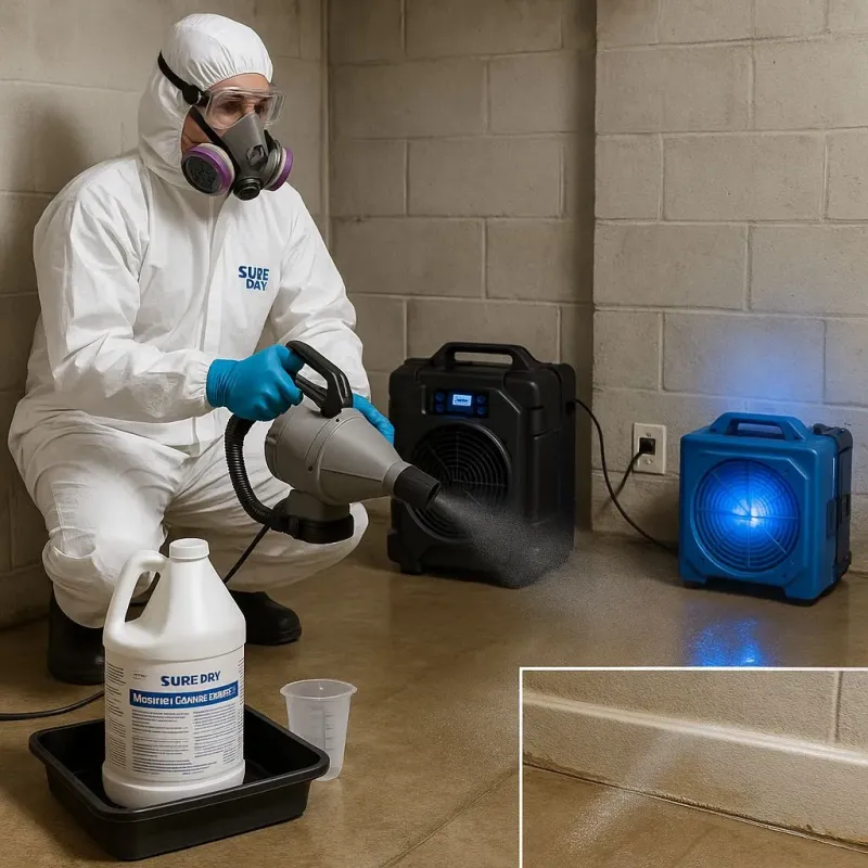 Sanitization and Odor Removal process in Poseyville, IN
